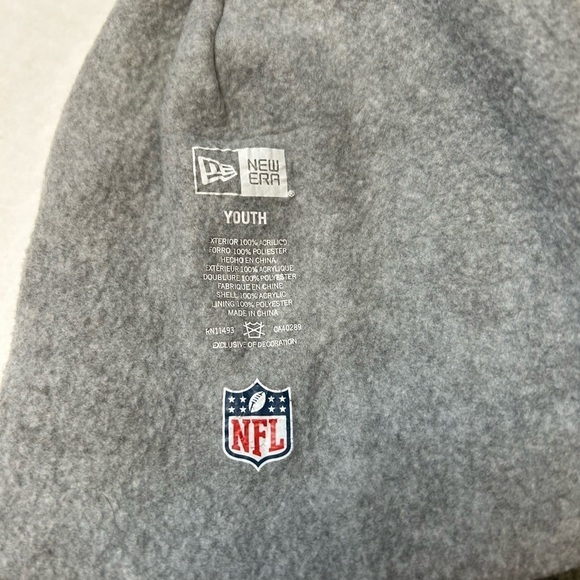 Dallas Cowboys NFL NewEra Salute to service olive green youth cuffed knit hat G8 - Picture 4 of 5